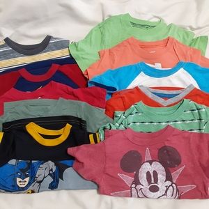 Lot of 10 t-shirts, 2T